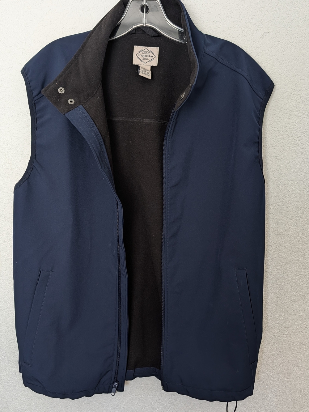 St. John's Bay Navy Men's Soft-Lined Vest